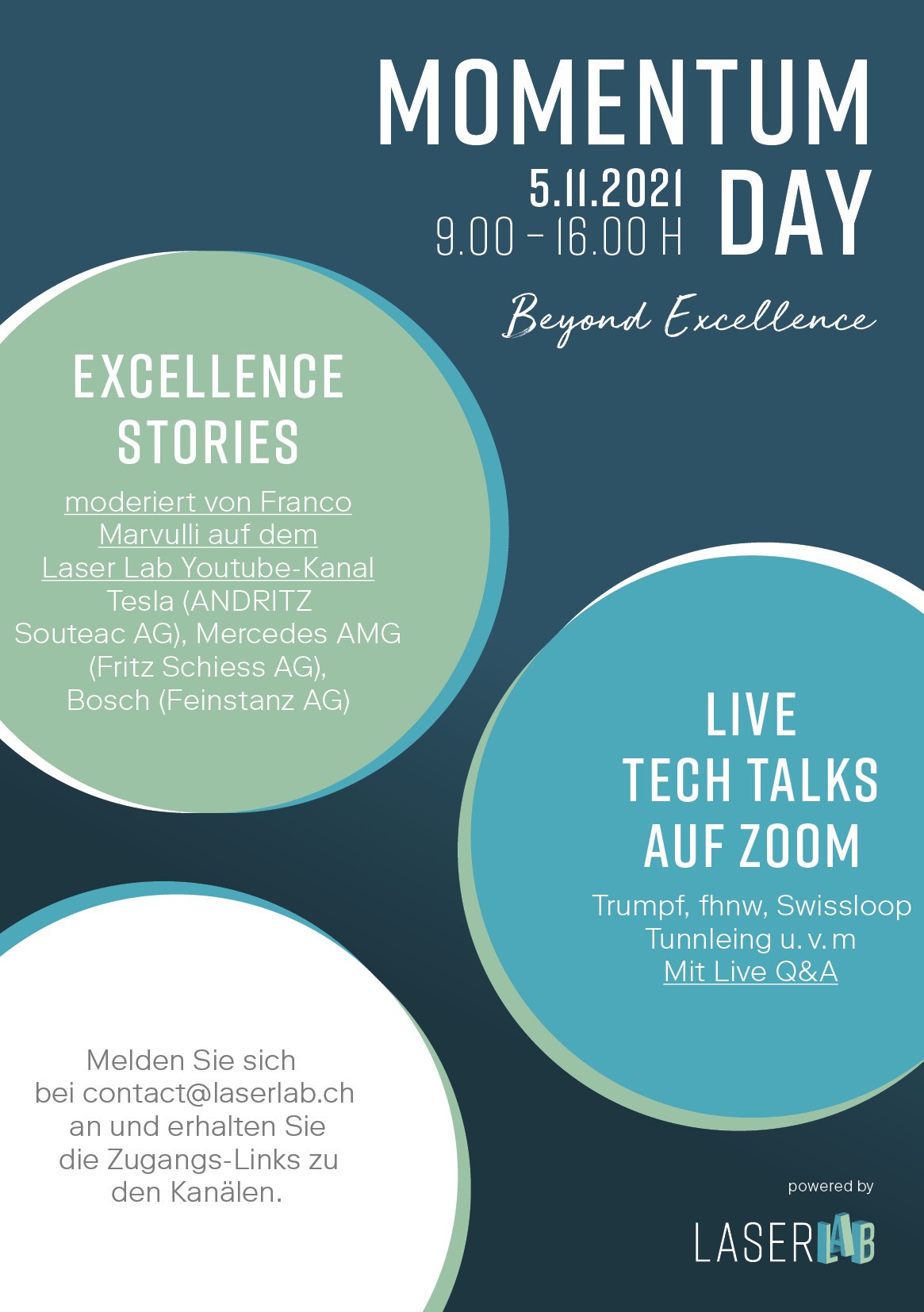 Laser Lab Momentum Day - Digital am 05.11.2021